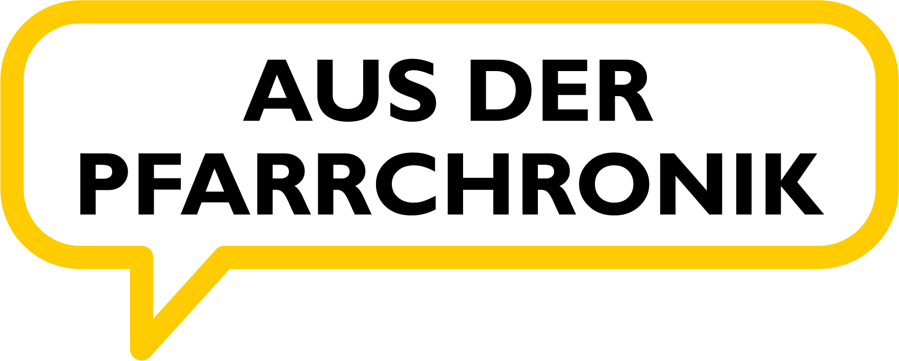 sprechblase pfarrchronik