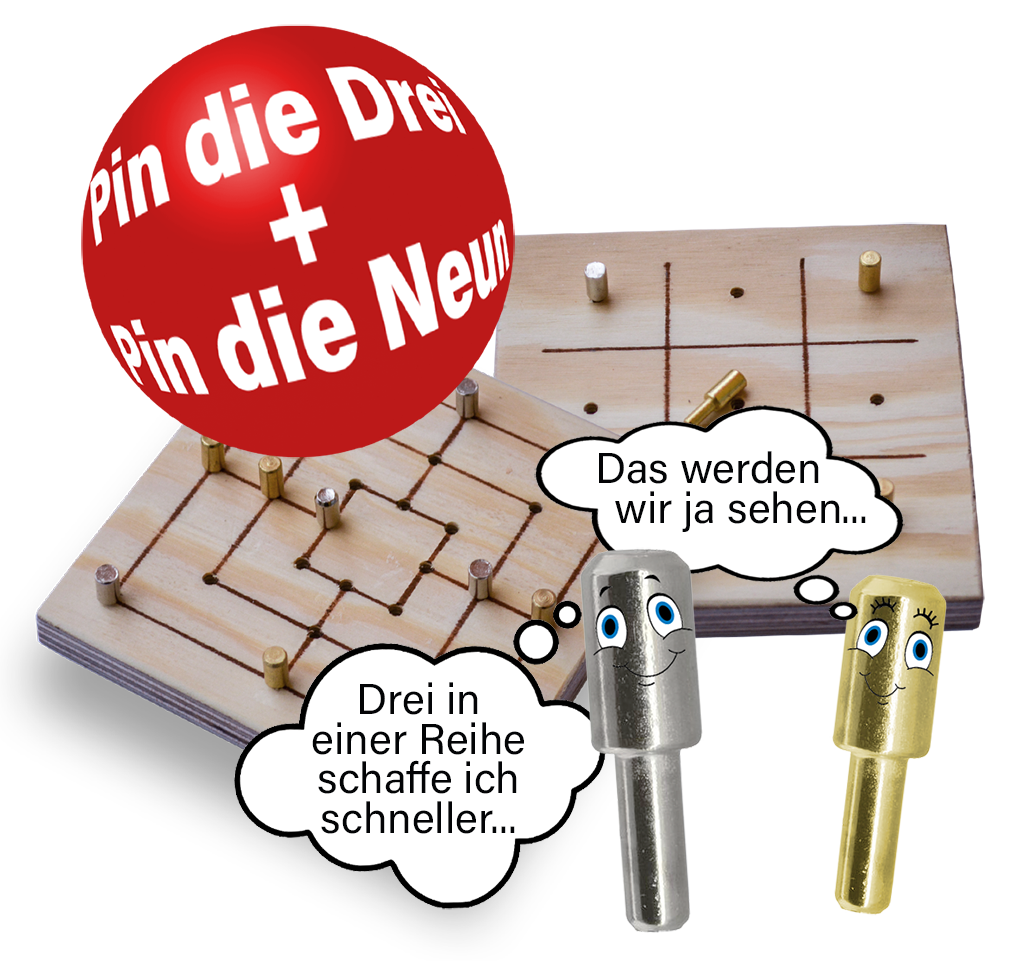 pin die drei, pin die neun