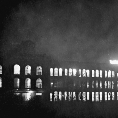 Die Spinnerei brennt