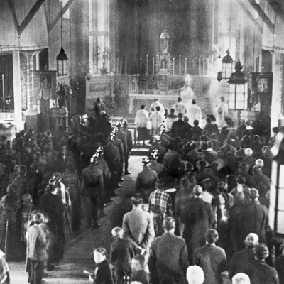 Messe in der Lagerkirche, Landegg