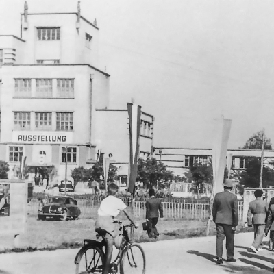 Gewerbeausstellung in der Schule 1949